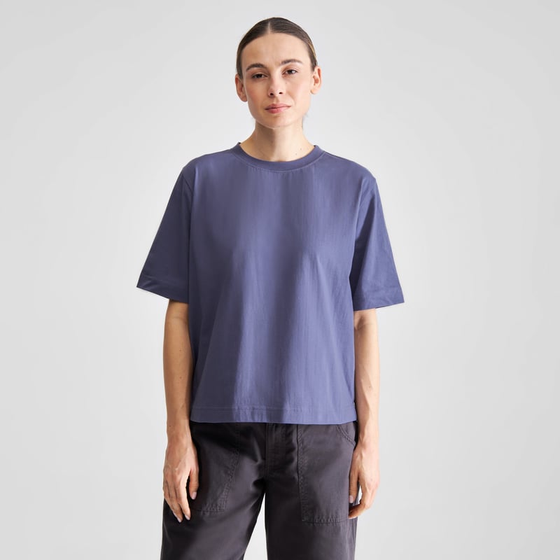 T-shirt Vadstena Base Heron Blue