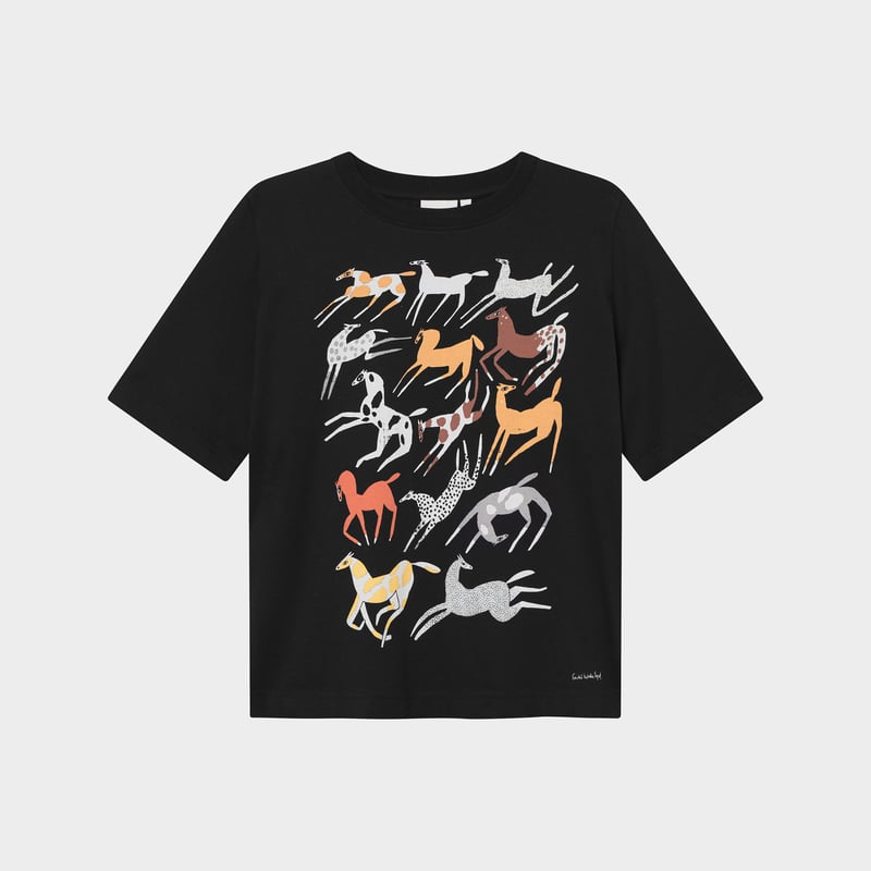 T-shirt Vadstena Mustang Party Black