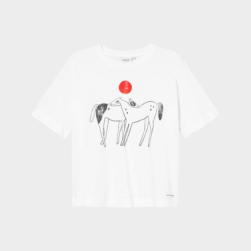 T-shirt Vadstena You and Me White