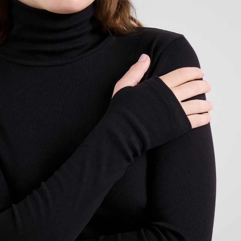 Rib Top Malma Black