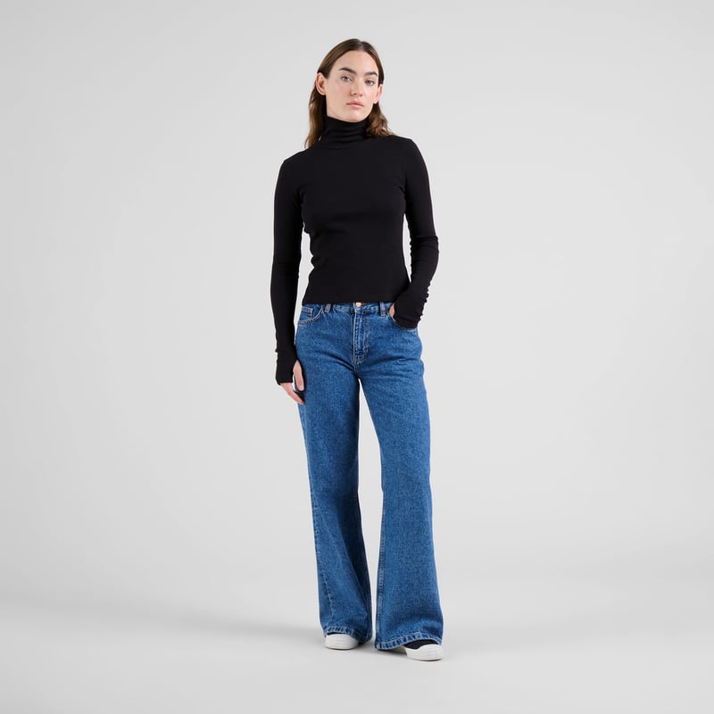 Rib Top Malma Black