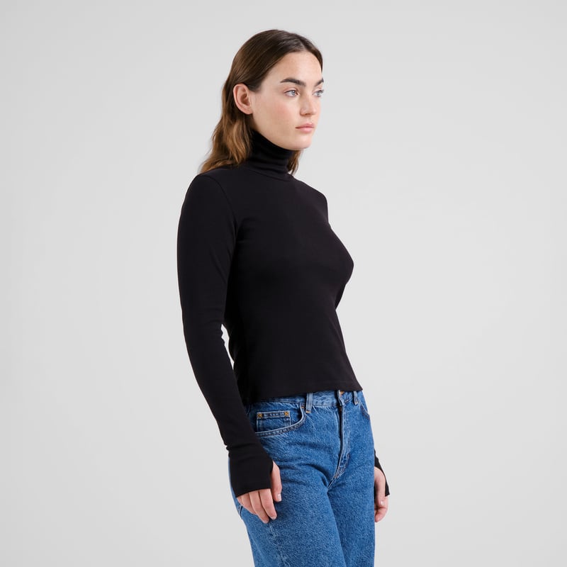 Rib Top Malma Black