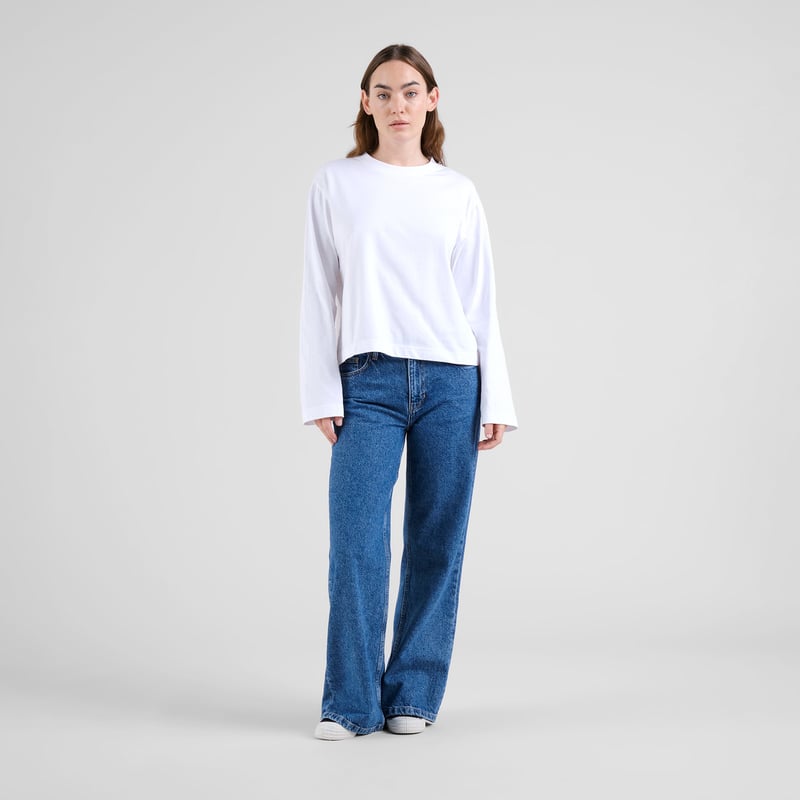 T-shirt Long Sleeve Vreta White