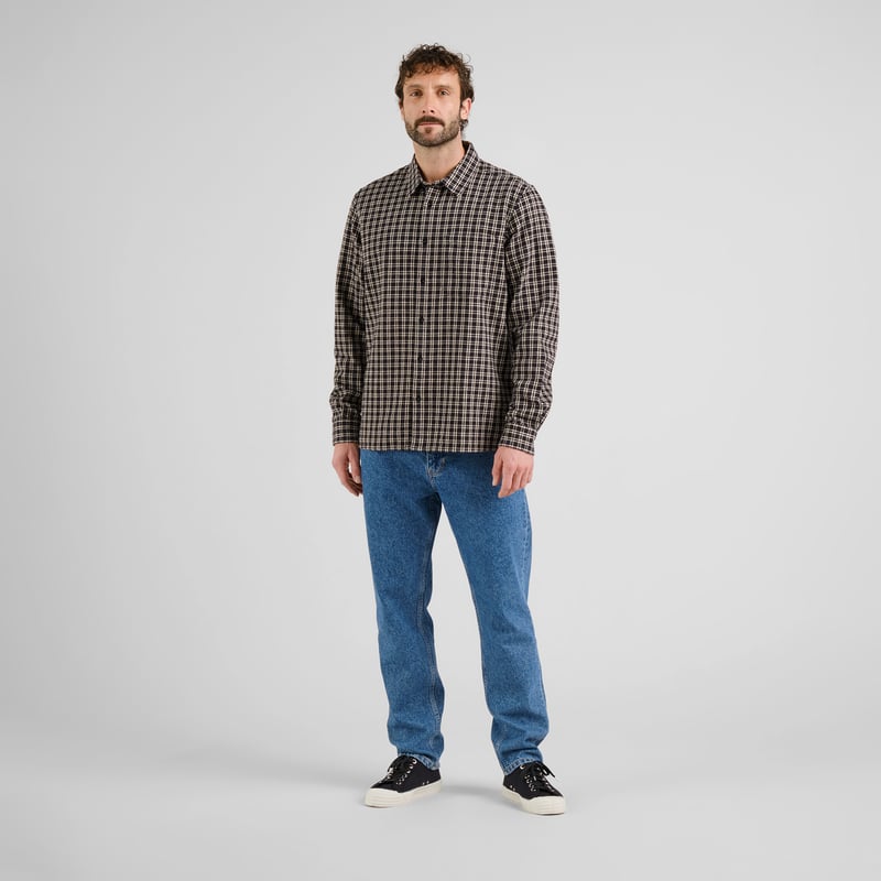 Shirt Rute Flannel Check Black
