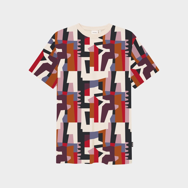 T-shirt Stockholm Abstract Chaos Multi Color