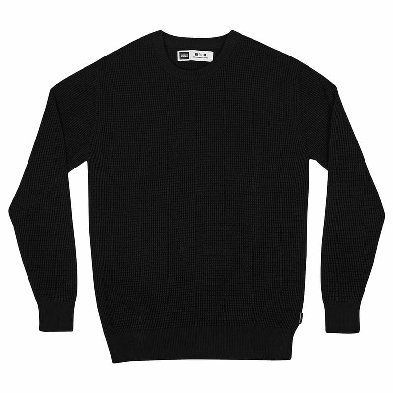Sweater Mora Waffle Black