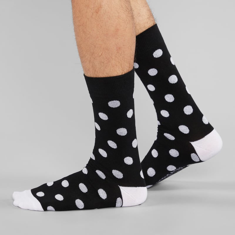 Strumpor Sigtuna Dots Svart