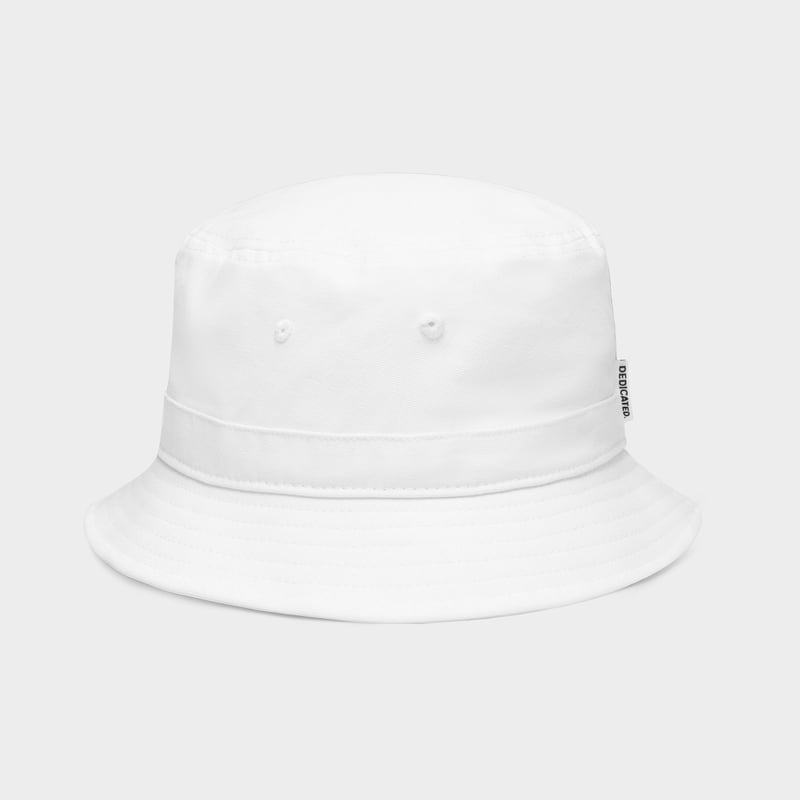 Bucket Hat Dedicated Logo White