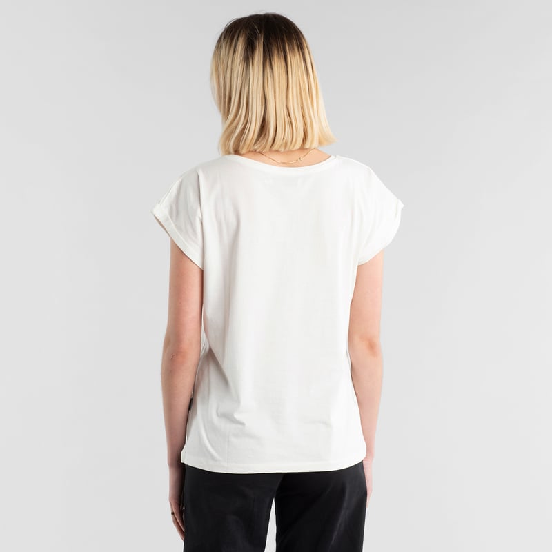 T-shirt Visby Happiness Off-White