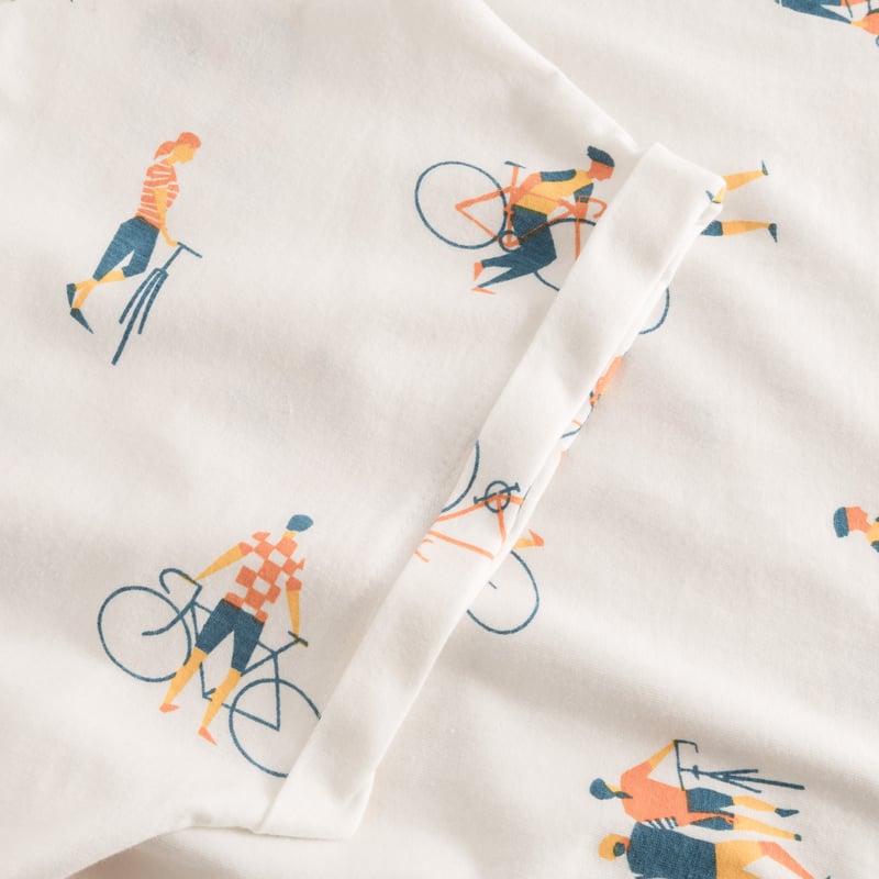 T-shirt Visby Bike People Off White