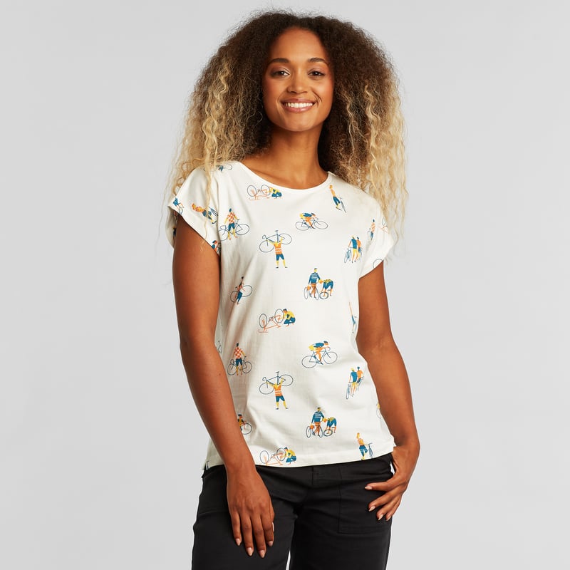 T-shirt Visby Bike People Off White
