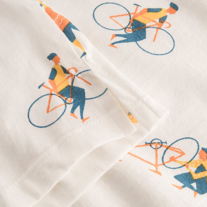 T-shirt Visby Bike People Off White