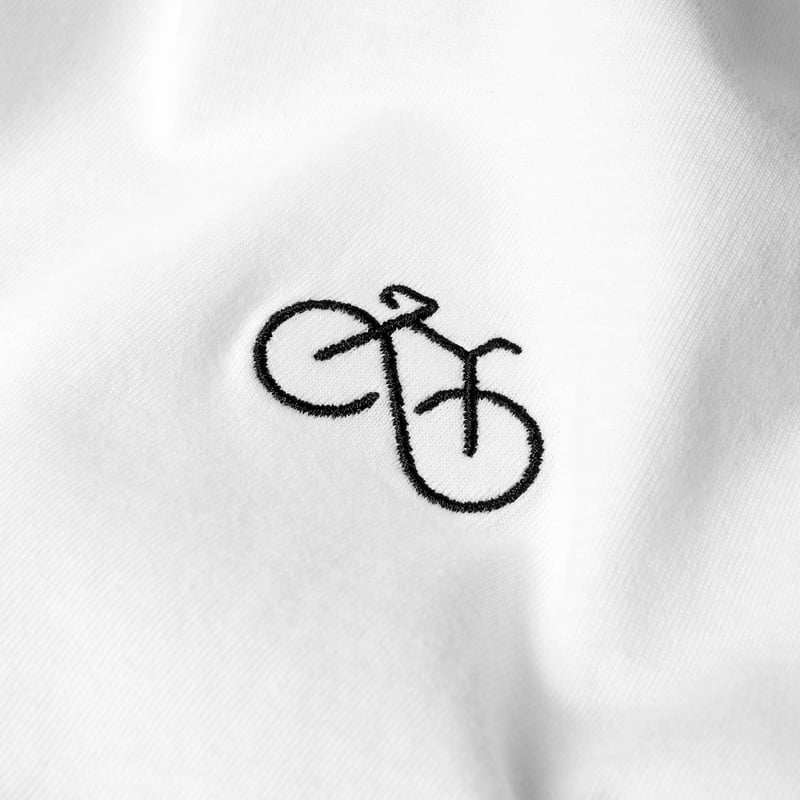 T-shirt Stockholm Infinity Bike White
