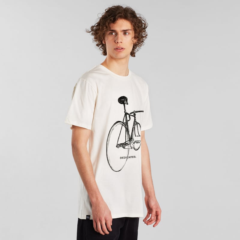 T-shirt Stockholm Pencil Bike Off-White