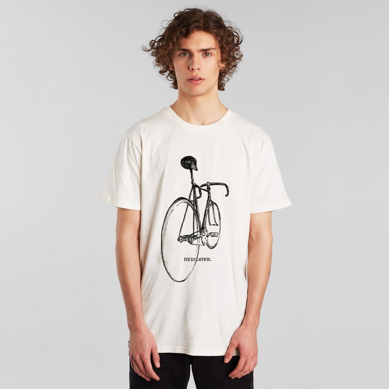 T-shirt Stockholm Pencil Bike Off-White