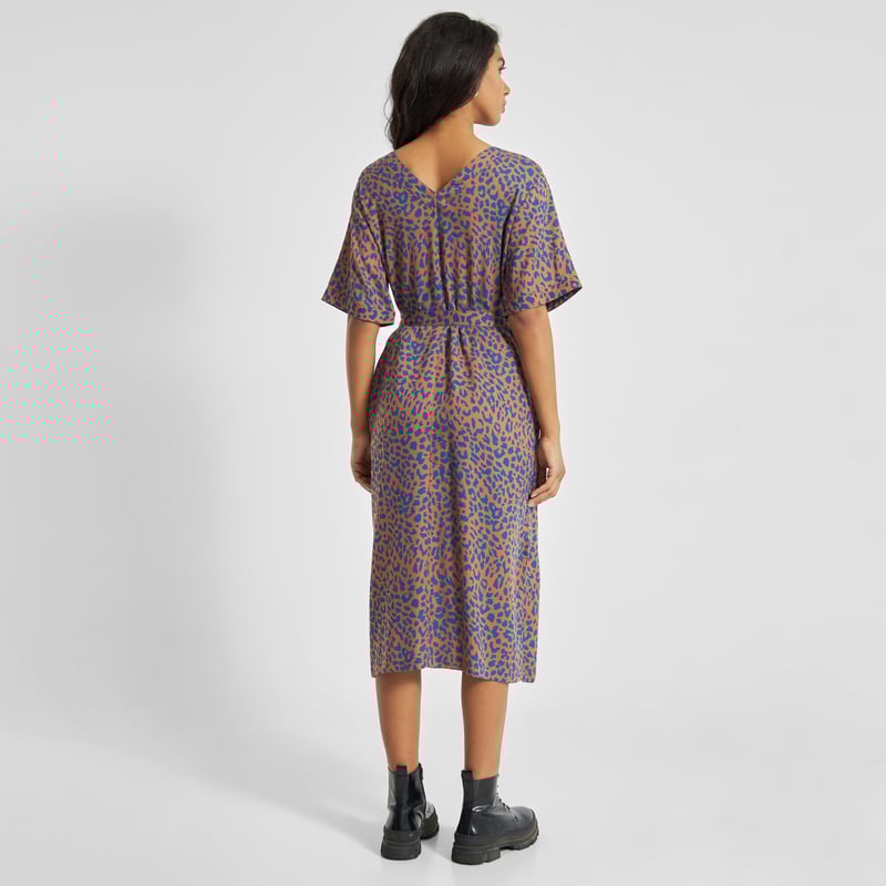 Dress Bornholm Leopard Light Brown