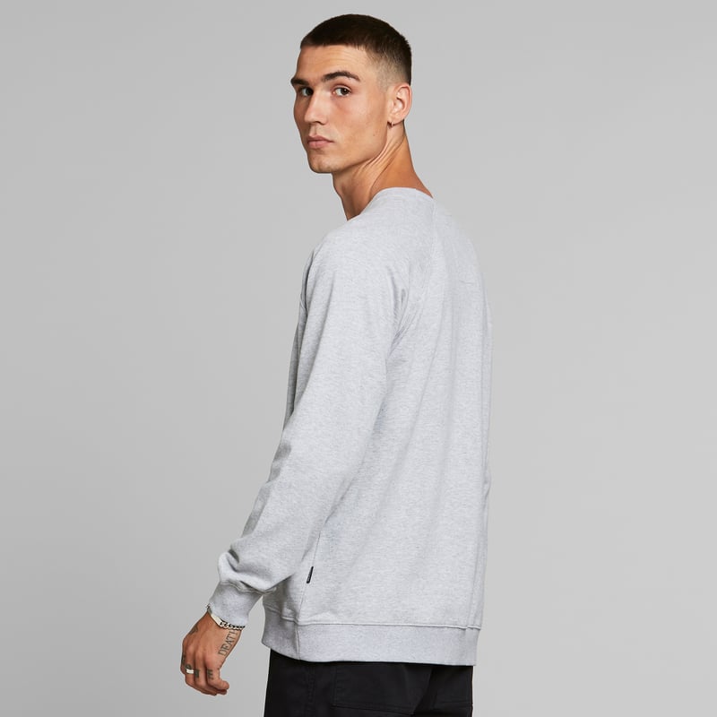 Sweatshirt Malmoe Local Planet Grey Melange