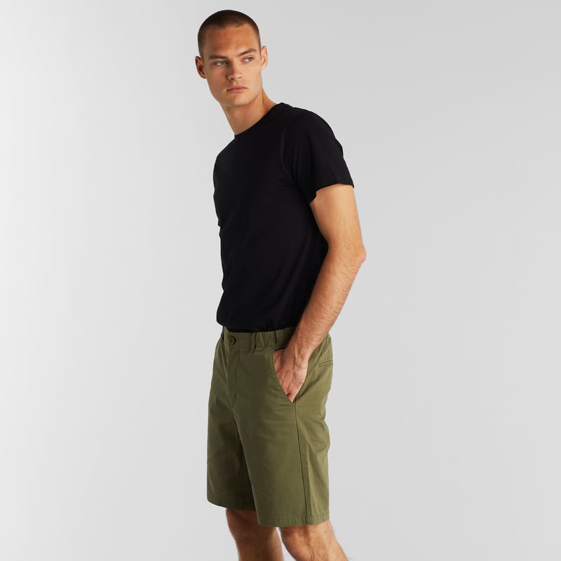 Chino Shorts Nacka Olive Green