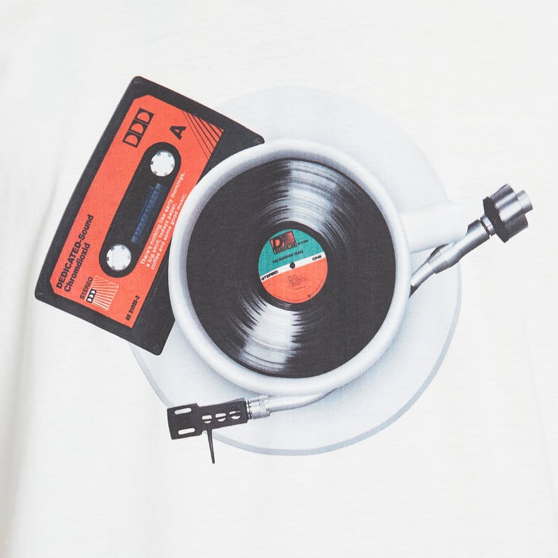 T-shirt Stockholm Morning Music Off-White