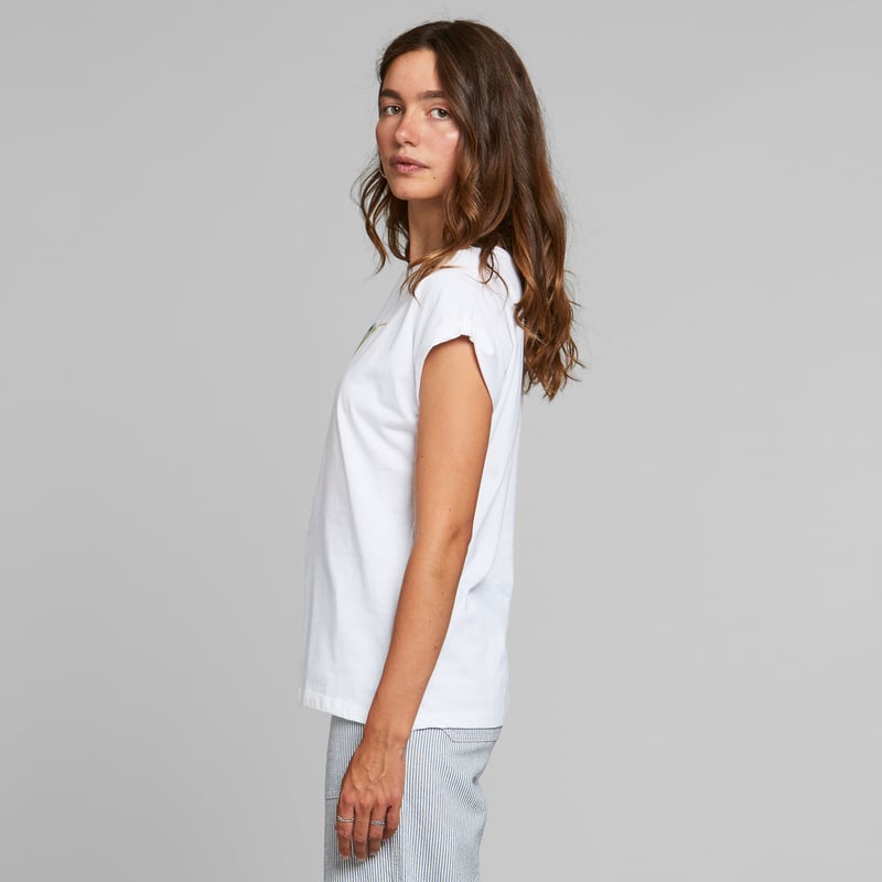 T-shirt Visby Painted Hummingbird White