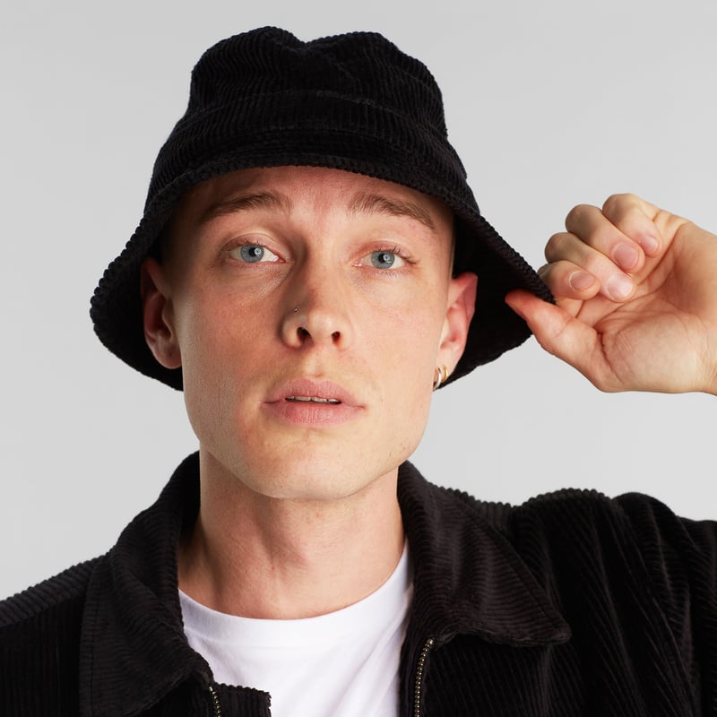 Bucket Hat Corduroy Black