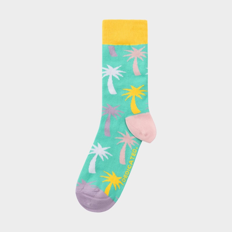 Socks Sigtuna Big Palms Green
