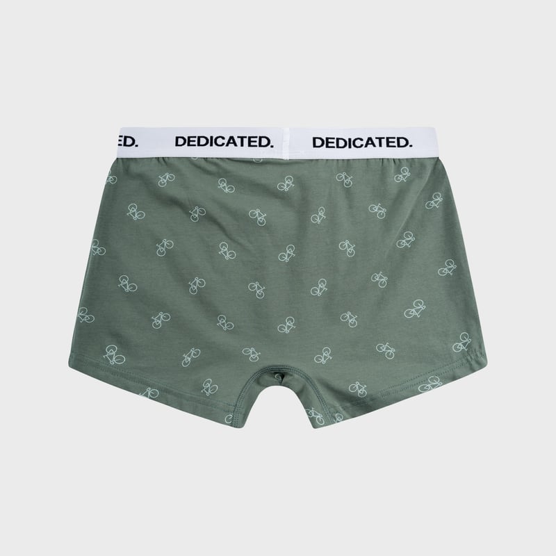 Boxer Briefs Kalix Bike Pattern Forest Green