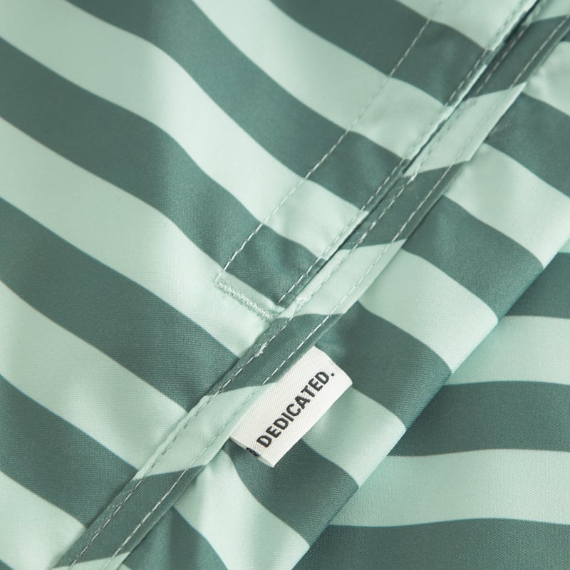 Swim Shorts Sandhamn Stripes Forest Green