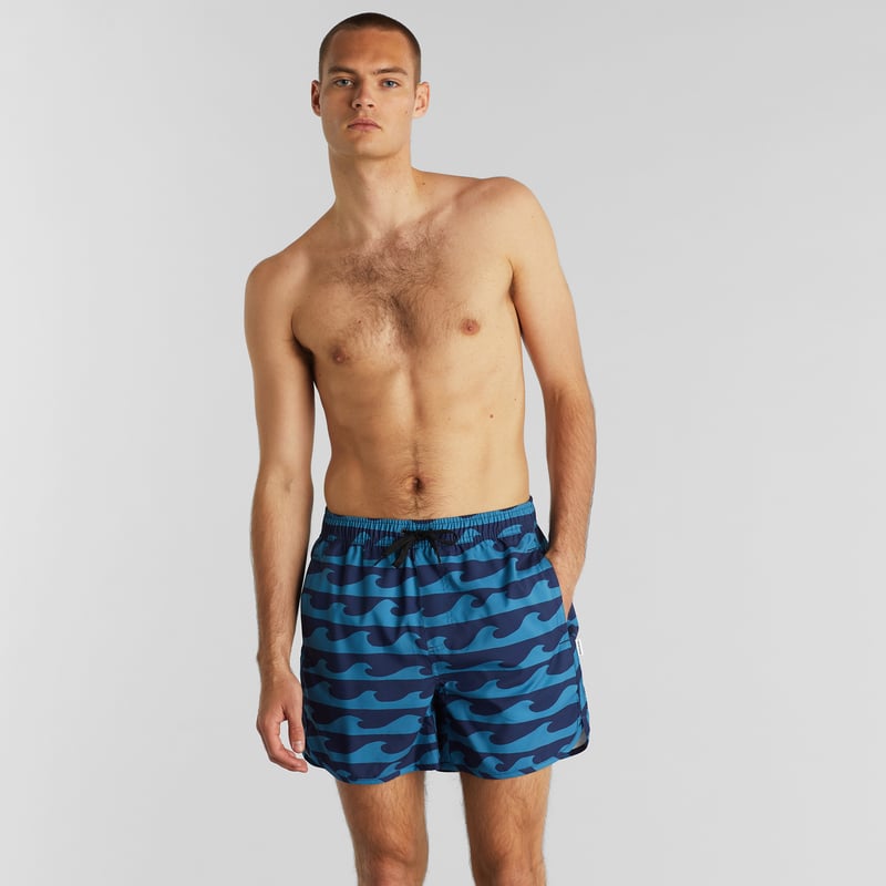 Swim Shorts Sandhamn Waves Blue