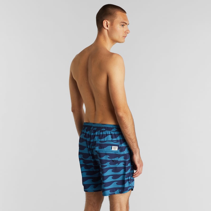 Swim Shorts Sandhamn Waves Blue