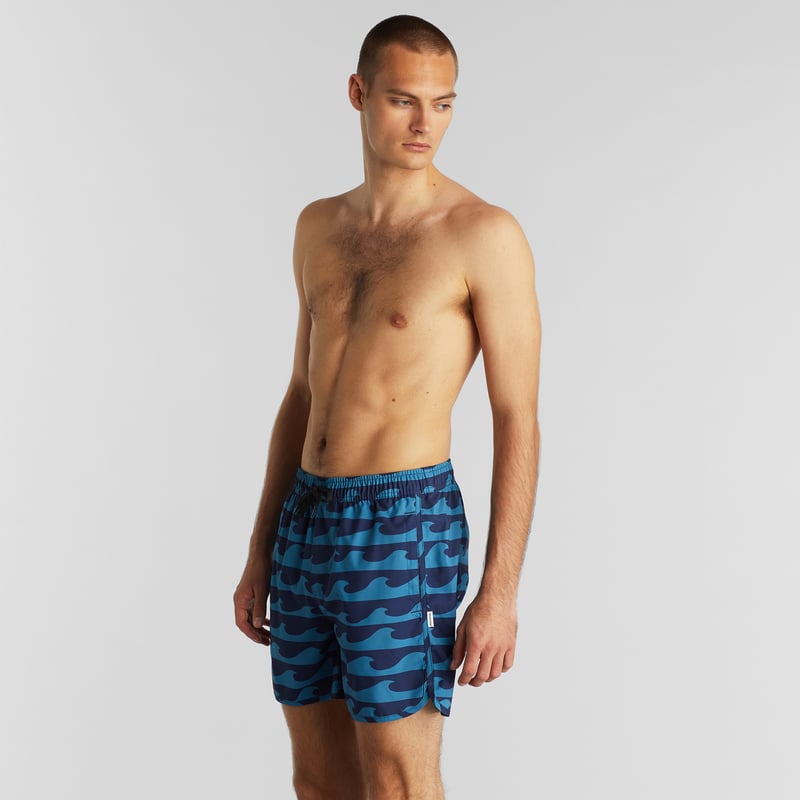 Swim Shorts Sandhamn Waves Blue