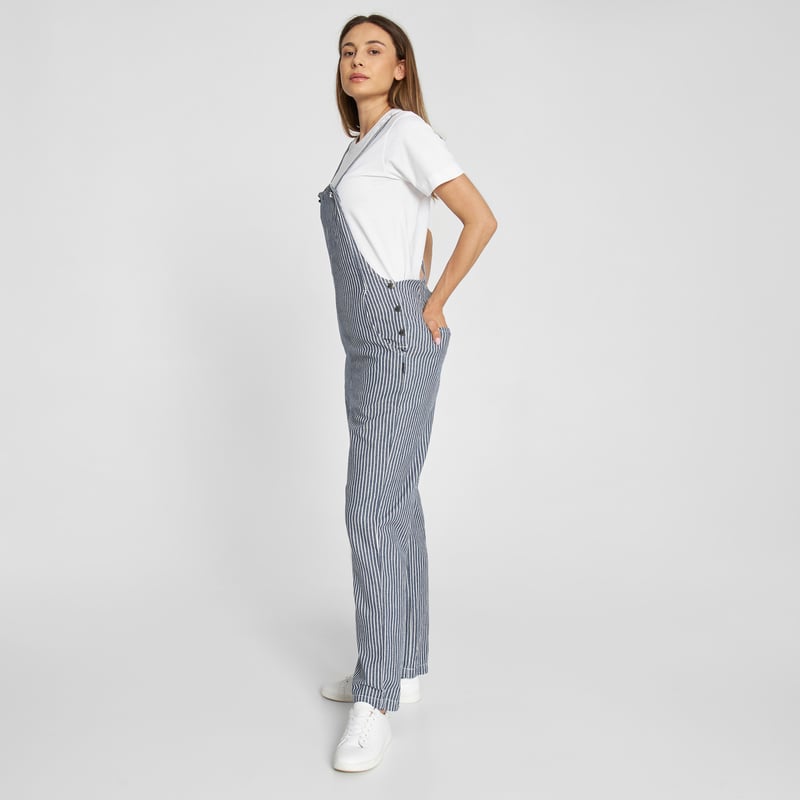 Jumpsuit Emmaboda Work Stripe Blue