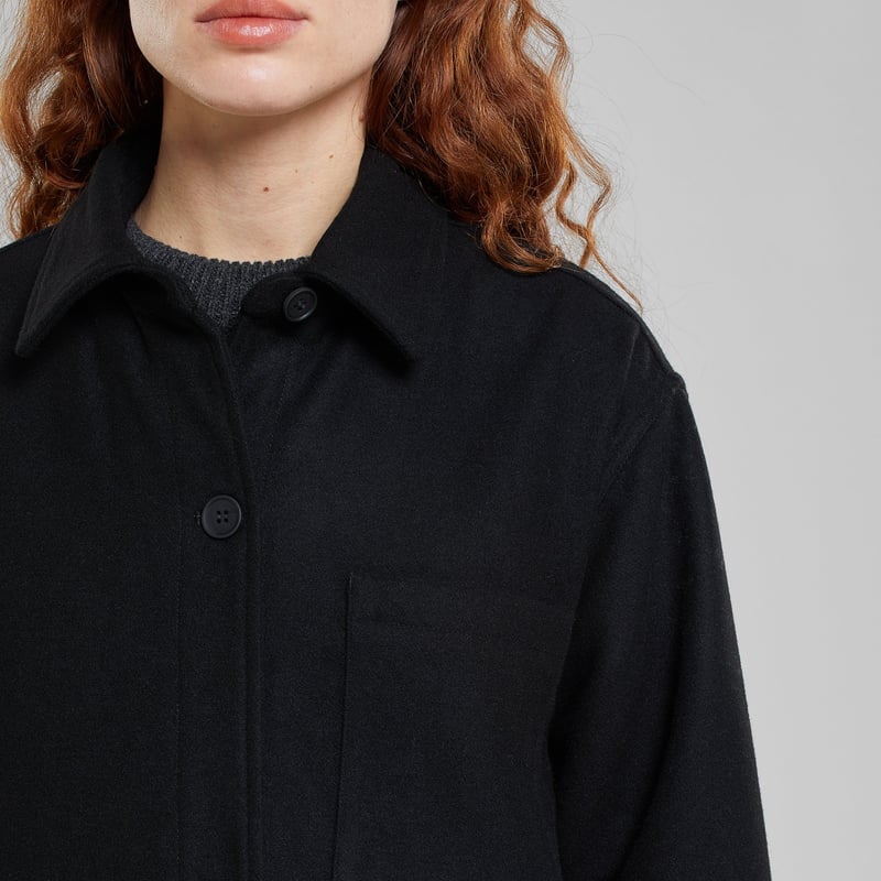 Coat Furbo Black