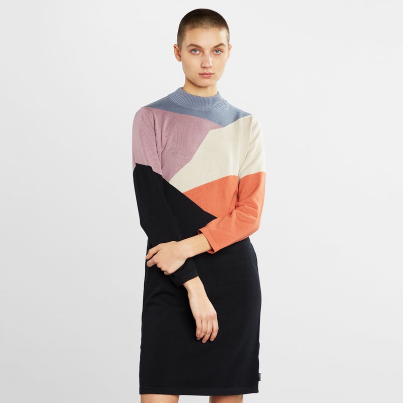 Dress Lo Cut Mountain Multi Berry