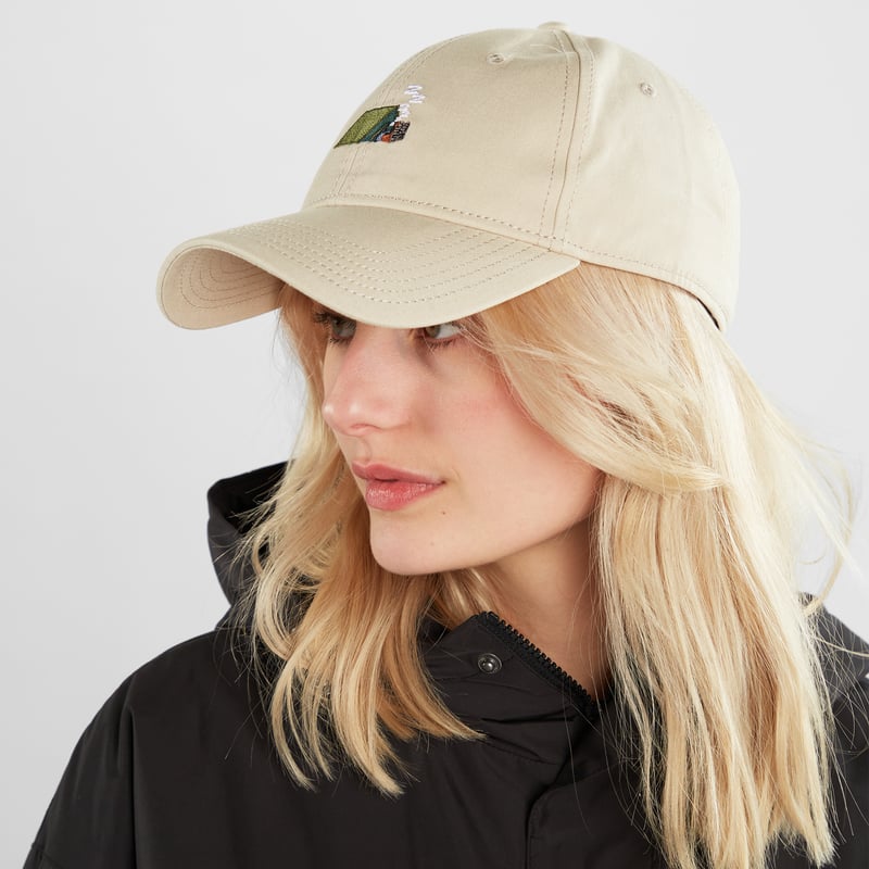 Sports Cap Tent EMB Khaki