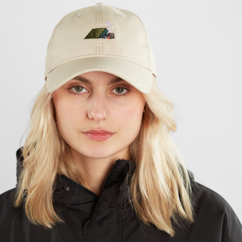 Sports Cap Tent EMB Khaki