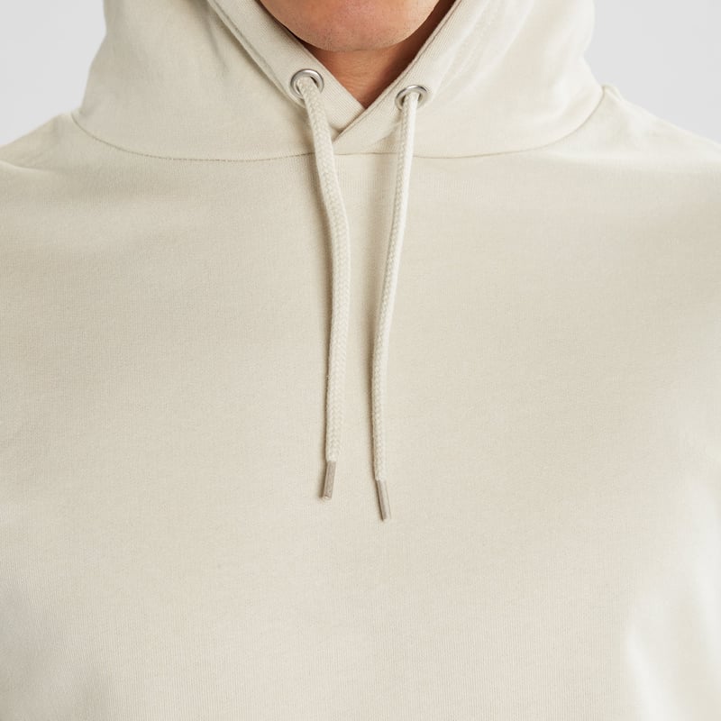 Hoddie Falun Base Oat White