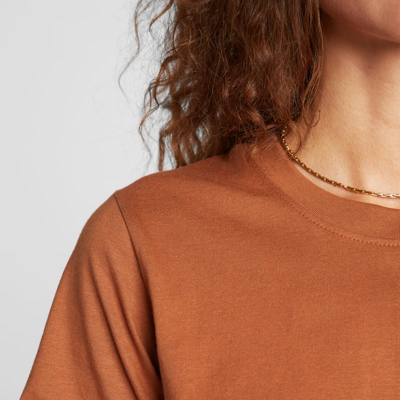 T-shirt Mysen Base Rawhide Brown