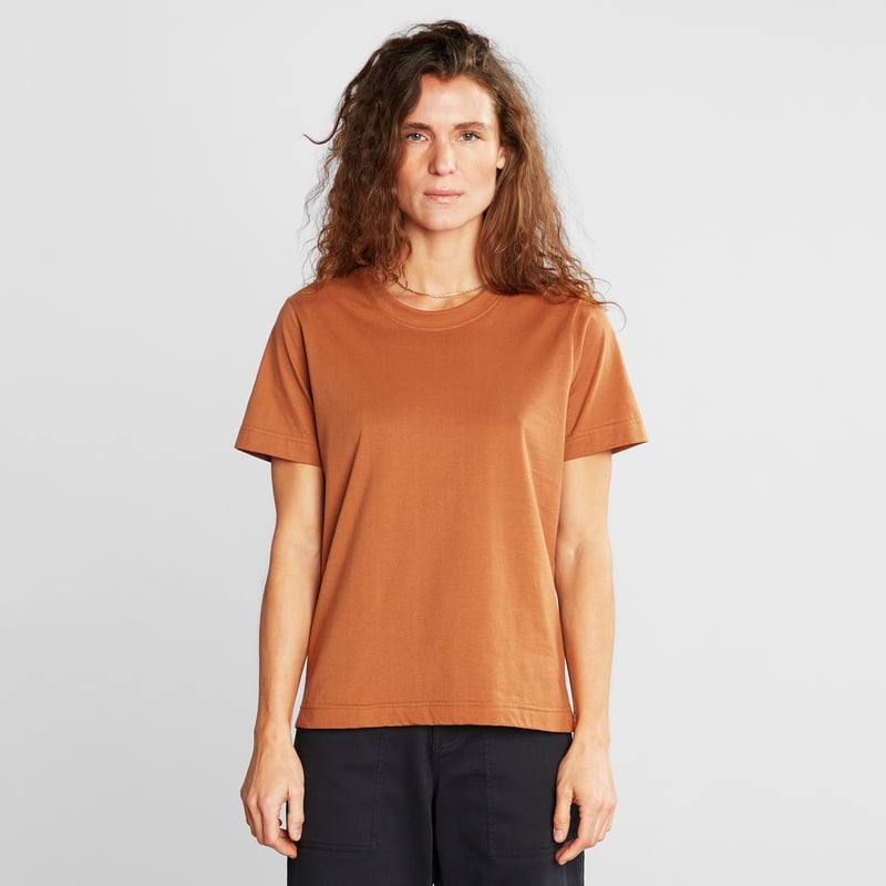T-shirt Mysen Base Rawhide Brown