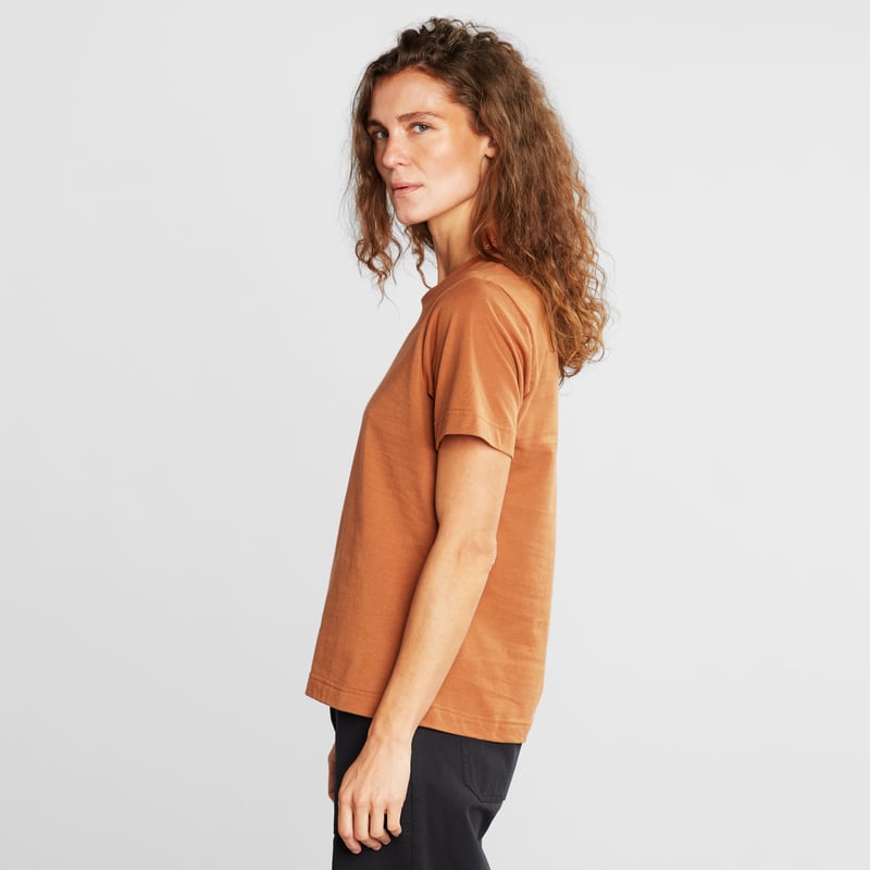 T-shirt Mysen Base Rawhide Brown