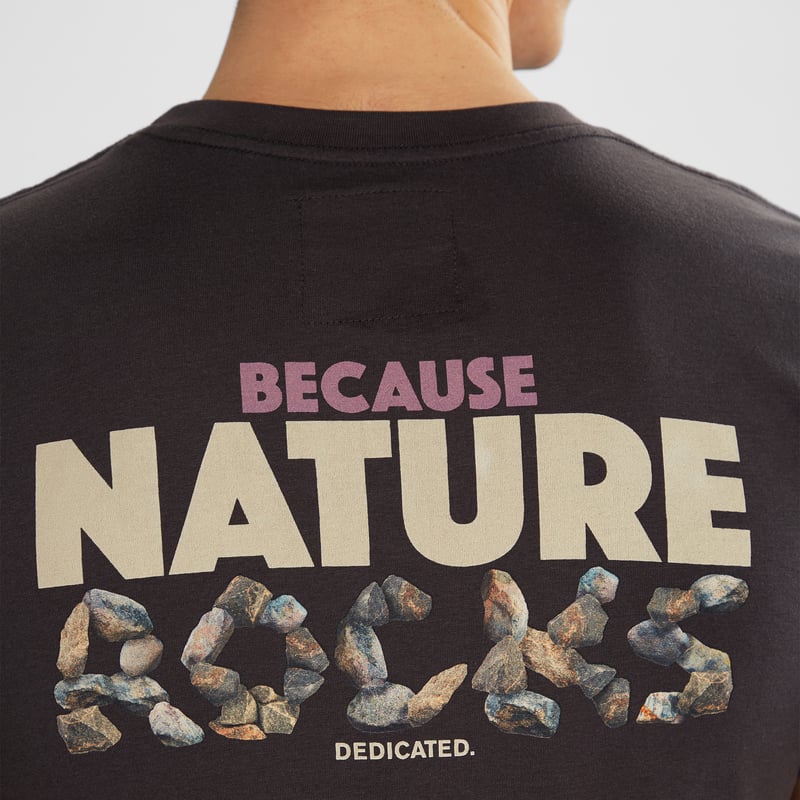 T-shirt Stockholm Nature Rocks Charcoal