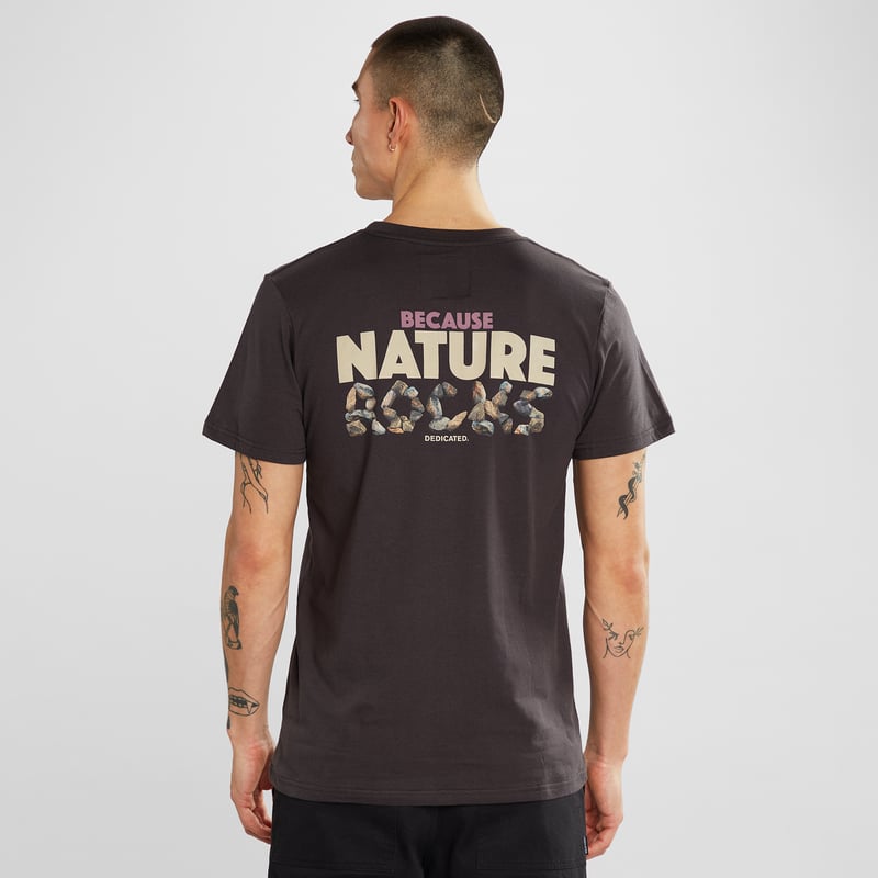 T-shirt Stockholm Nature Rocks Charcoal