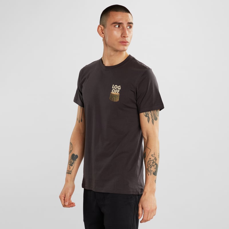 T-shirt Stockholm Nature Rocks Charcoal