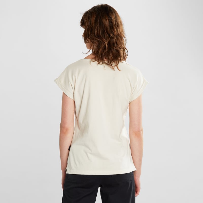 T-shirt Visby Local Planet Oat White