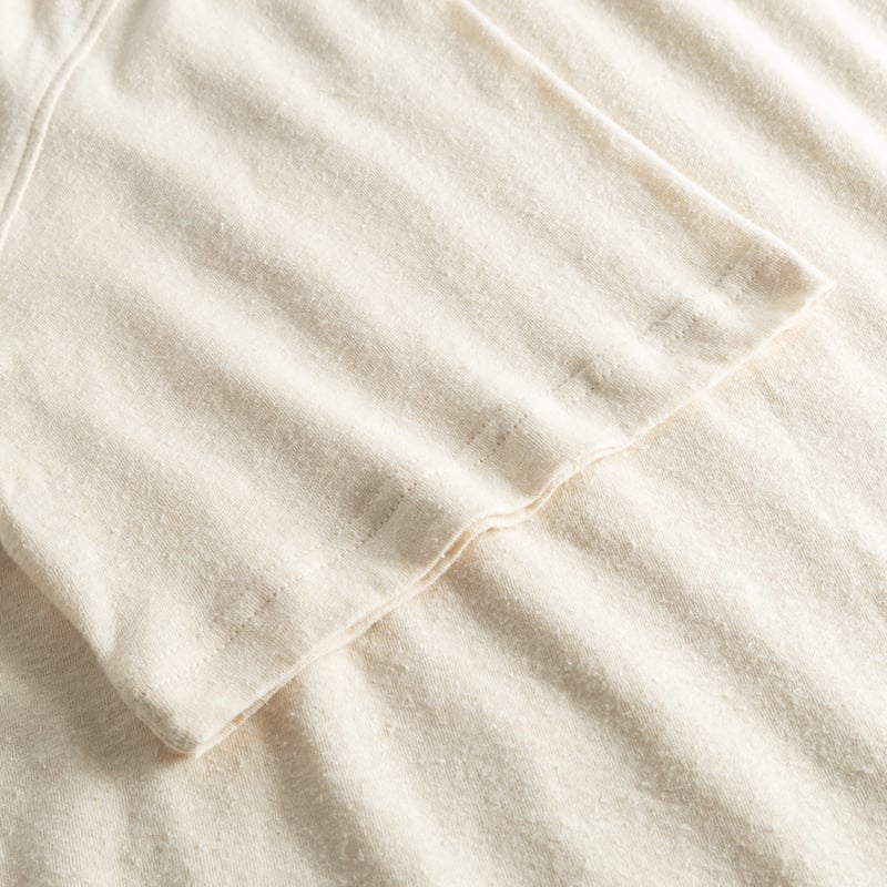 T-shirt Gustavsberg Hemp Vanilla White