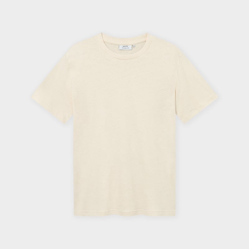 T-shirt Gustavsberg Hemp Vanilla White