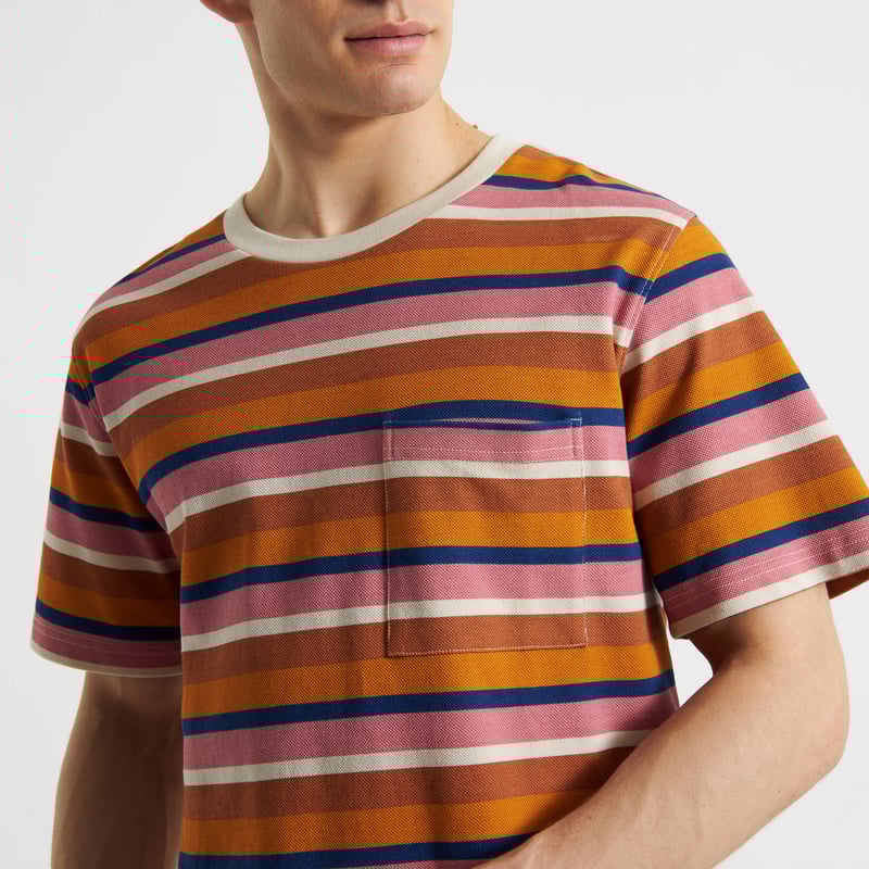 T-shirt Gustavsberg Stripe Multi Color