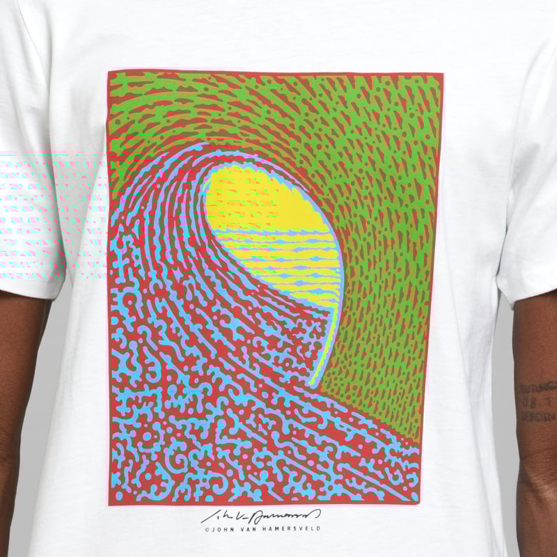 T-shirt Stockholm Next Wave White