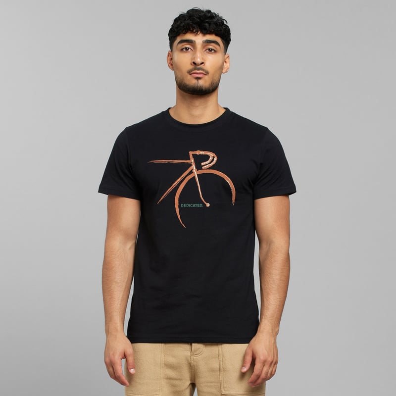 T-shirt Stockholm Side Bike Black