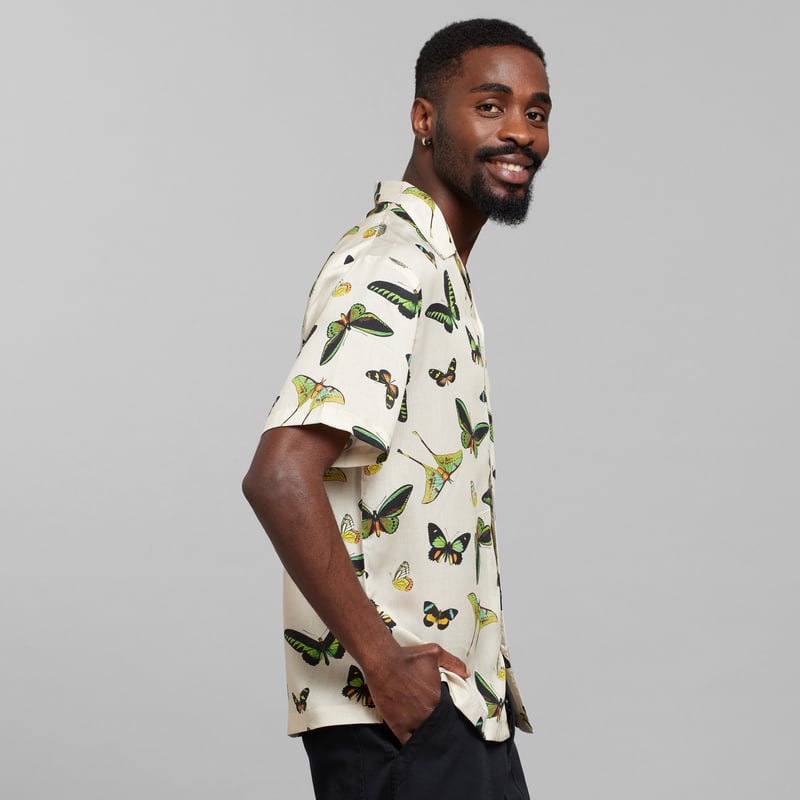 Shirt Marstrand Butterfly Oat White